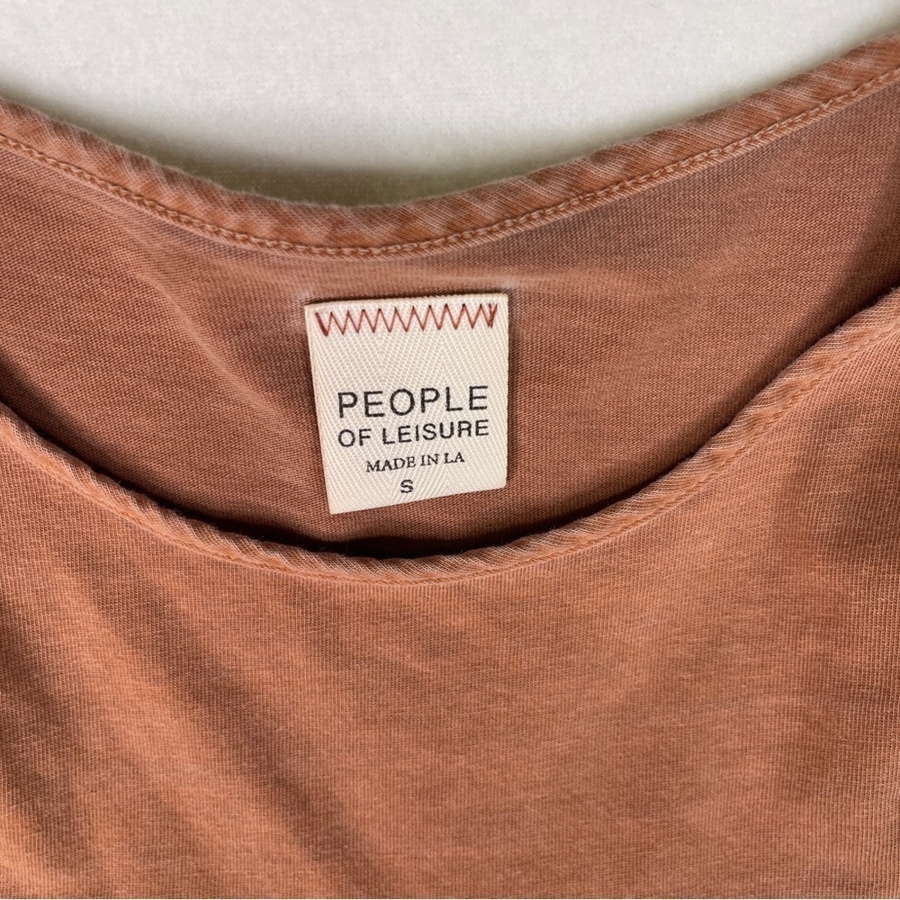 People of Leisure Hannah Dress Saddle Brown Small - Picture 11 of 12